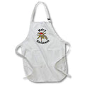 Apron - Cute Funny Hairy Christmas Tarantula Spider in Santa hat Pun Christmas
