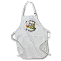 Apron - Funny Life is uncertain eat dessert first Old Buzzard eating Ice Cream Funny