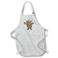 Apron - Funny Cute Musk Ox Drinking Scotch Whiskey Cartoon Funny