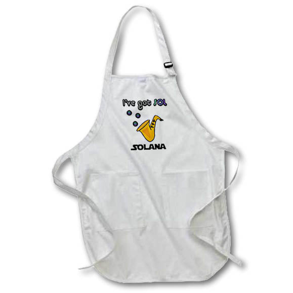 Apron - Cool Fun Solana Ive got SOL Crypto currency Soul Music Jazz Crypto