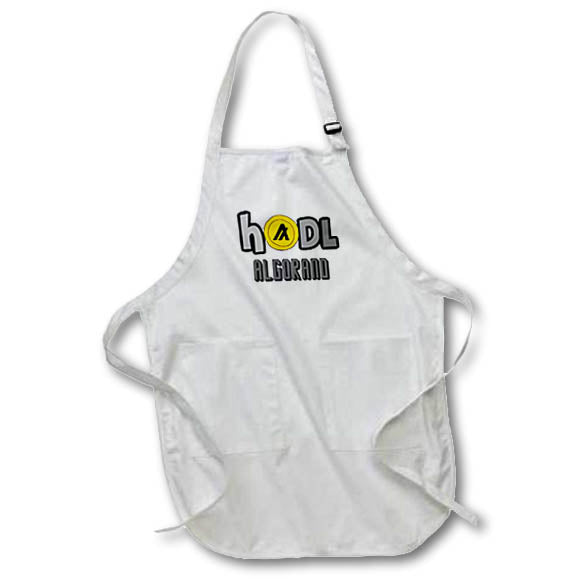 Apron - Cool Fun HODL Algorand Crypto currency ALGO Coin Crypto Investor Crypto