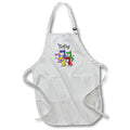 Apron - Cute Funny Rainbow Unicorns Unity Cartoon Funny