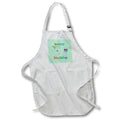 Apron - Happy 99th Birthday, Cupcake with Candle, Balloons, Hat, Colorful Birthday Design