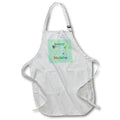 Apron - Happy 68th Birthday, Cupcake with Candle, Balloons, Hat, Colorful Birthday Design