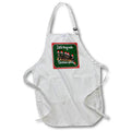 Apron - Little Things Make Christmas Special Vector Cute Rottweilers Vector Art - Christmas Rottweiler
