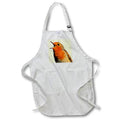 Apron - Robin Redbreast In Song Close Up Vector Vector Art - Robin