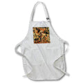 Apron - Diana, Minerva and Vesta Three Maiden Goddesses Acrylic Painting - Greek Mythology