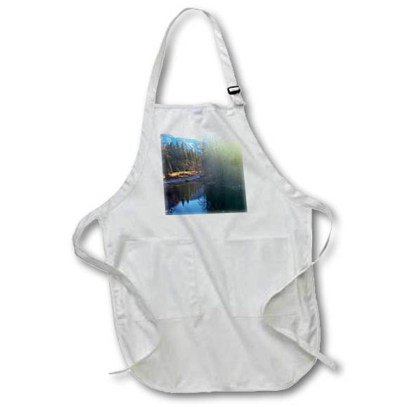 Apron - Lovely morning glow over trees and a river Photography - Beautiful Morning