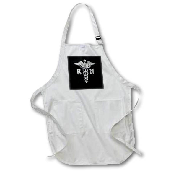Apron - Registered Nurse Caduceus or Heralds Staff for any nurse. Creative Studios – Nursing
