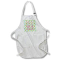 Apron - Calm The Flock Down funny Flamingo with pineapple beach pattern. Creative Studios – Flamingos