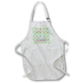 Apron - Retro flamingo Calm The Flock Down on summer pineapple pattern. Creative Studios – Flamingos