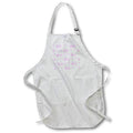 Apron - Retro pink flamingo pattern of Calm The Flock Down summer pun. Creative Studios – Flamingos
