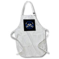Apron - A tribal Celtic thistle in the colors of The Saltire flag of Scotland. Creative Studios – Scottish Fun