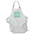 Apron - Happy 34th Birthday, Cupcake with Candle, Balloons, Hat, Colorful Birthday Design