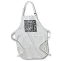 Apron - Gothic Style IIllustration W T F Script Illustration - Initial Typography