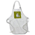 Apron - Age Is Just A Number Birthday Elephant Humor White Text Illustration - Wine Humor