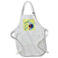Apron - Aquarists Do It Betta Text With Stunning Siamese Fighting Fish Vector - Betta Spendens Fish