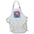 Apron - Retro Style Sunset With Artistic Bactrian Camel Vector - Bactrian Camel
