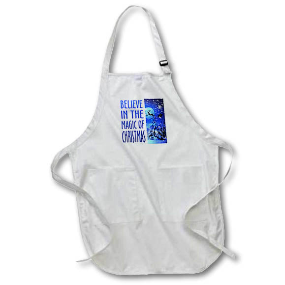 Apron - Image of Words Believe In The Magic Of Christmas – Christmas