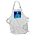 Apron - Image of Words Im Dreaming Of A Blue Christmas – Christmas