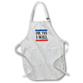 Apron - Image of Words Oh Yes I Will – Motivational Sayings