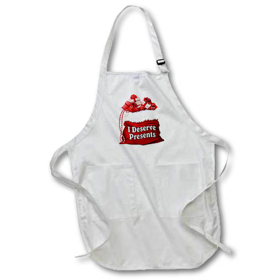 Apron - Image of Words I Deserve Presents – Christmas