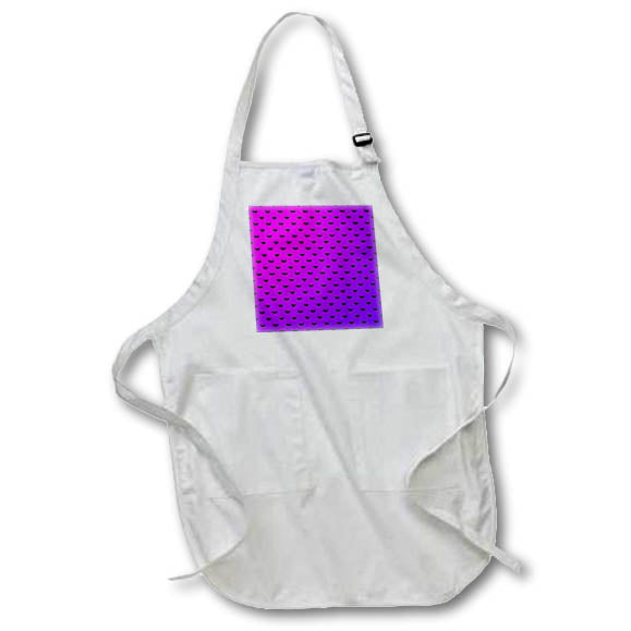 Apron - A bat pattern on a lovely purple background Halloween - Tiny Bats Purple