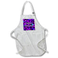 Apron - A fun cool star pattern with a Happy Birthday Greeting Occasions - Happy Birthday Purple