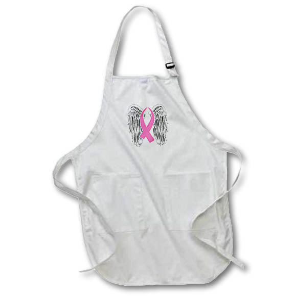 Apron - To remember those we have lost Awareness - Winged Pink Ribbon