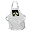 Apron - Cute Funny Moon Rock and Roll Pun Keyboard, Electric Guitar, Drums Music