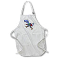 Apron - Cute Funny T-rex Dinosaur Playing Electric Gutar Rock and Roll Music Music