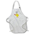 Apron - Funny Cute Football Chick Chicken Football Sports Fan Cartoon Sports and Hobbies