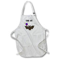 Apron - Funny Cute Bat Playing Pickleball Dink Bat Pun Sports Cartoon Sports and Hobbies