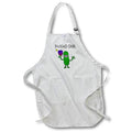 Apron - Funny Cute Pickle Playing Pickleball Pickled Dink Pun Sports Cartoon Sports and Hobbies