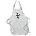 Apron - Funny Cute German Shepherd Dog Playing Pickleball Sports Cartoon Sports and Hobbies
