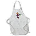 Apron - Funny Cute Beagle Hound Dog Playing Pickleball Sports Cartoon Sports and Hobbies