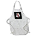 Apron - A mythical Chinese red dragon flying among the clouds fantasy art. Creative Studios – Dragons