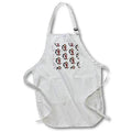 Apron - A Chinese red dragon pattern flying in front of a yin yang symbol. Creative Studios – Dragons