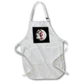 Apron - Chinese red dragon flying in front of clouds and yin yang symbol. Creative Studios – Dragons