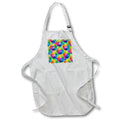 Apron - Pattern of artist color wheels on tie dye background. Creative Studios – Artist Art Career
