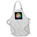 Apron - An artist paint palette with brushes over a color wheel. Creative Studios – Artist Art Career