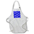 Apron - White compass rose pattern on a blue nautical map of the Florida Keys. Creative Studios – Sailing