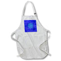 Apron - Turquoise compass rose on blue nautical map of the Florida Keys. Creative Studios – Sailing