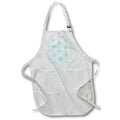 Apron - Turquoise compass rose pattern on vintage Florida Keys nautical map. Creative Studios – Sailing