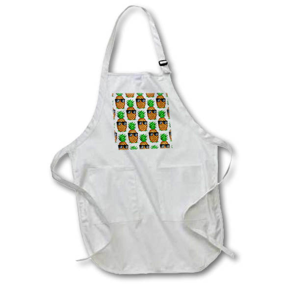 Apron - Funny cool tropical pineapple with sunglasses pattern. Creative Studios – Funny Pineapple