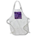 Apron - Purple Image Of Watercolor and Image Of Gold Cursive Script Pattern Patterns