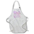Apron - Pink and Light Blue Image Of Watercolor Scatter Of Dots Pattern Patterns