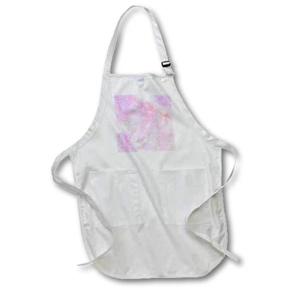 Apron - Pink and Light Blue Image Of Watercolor Scatter Of Dots Pattern Patterns