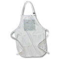 Apron - Steel Blue and Image Of Gold French Diamond Pattern Patterns