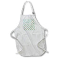 Apron - Chic Mint Green and image Of Gold Royal Crown Pattern Patterns